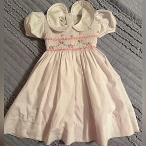 Garden of Angels Smocked Infant Dress